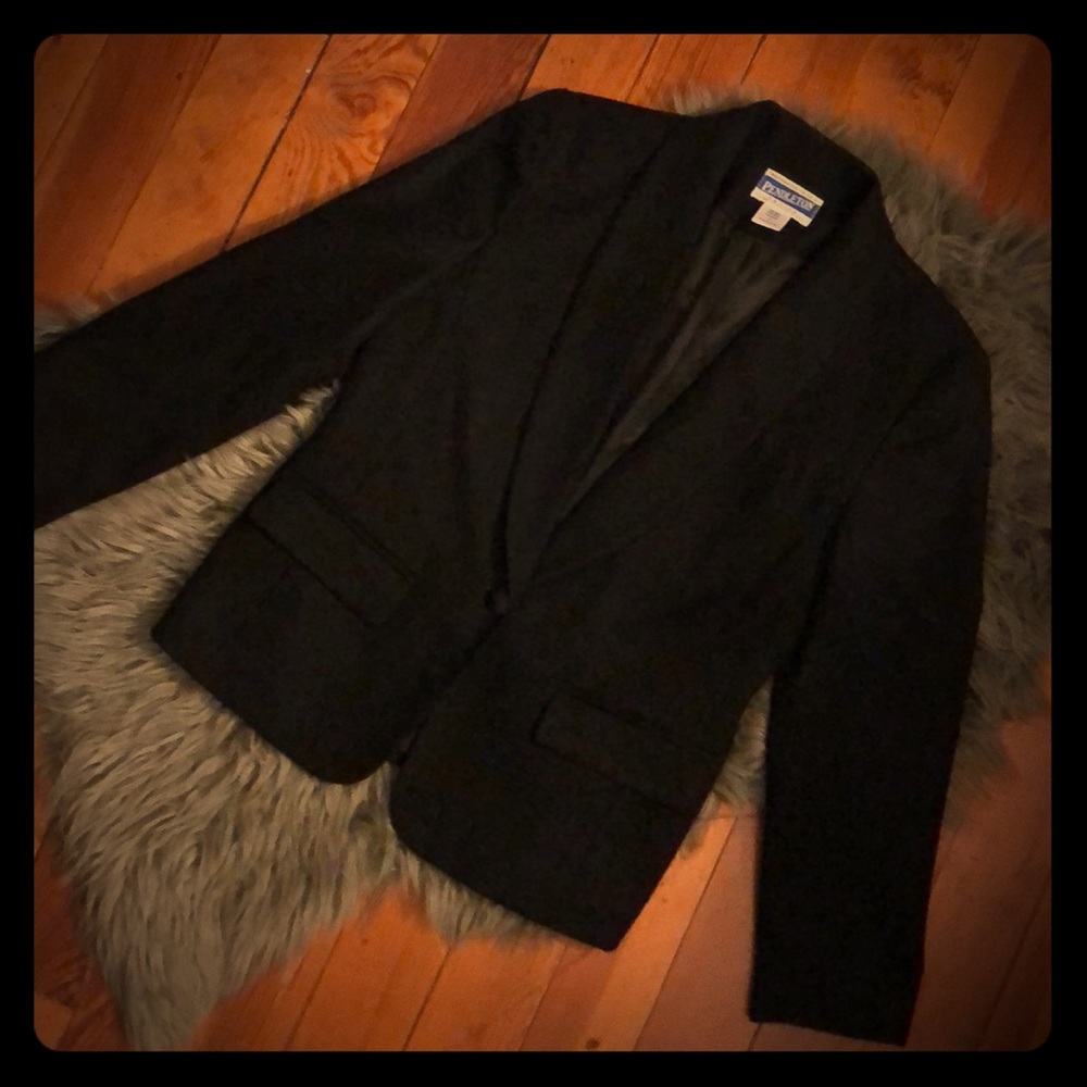 Black 100% wool vintage Pendleton blazer